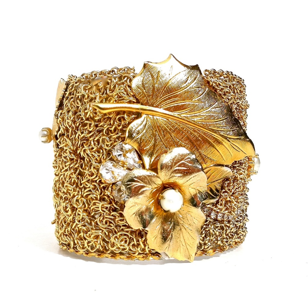 Cuff Bracelet Vintage Costume Jewelry